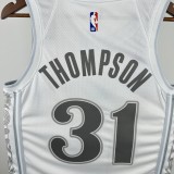 Dallas Mavericks City Edition  #31 THOMPSON NBA Jerseys  2025