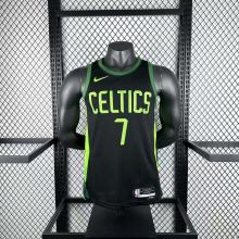 Boston Celtics City Edition  #7 BROWN NBA Jerseys  2025