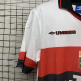 Retro Flamengo away  white 1:1 Quality Soccer Jersey   1998