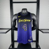 Los Angeles Lakers  City Edition    #4 KNECHT NBA Jerseys  2025