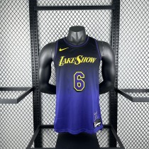 Los Angeles Lakers  City Edition #6 JAMES NBA Jerseys  2025