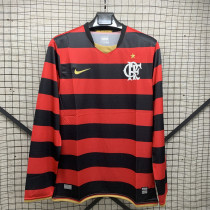 Retro Flamengo Home long  1:1 Quality Soccer Jersey    2008 2009