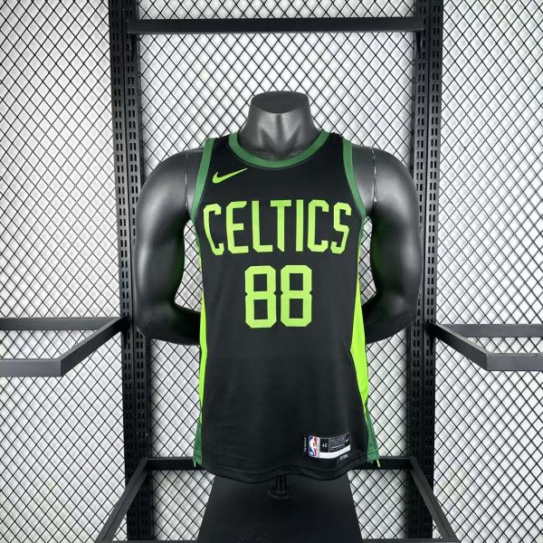 Boston Celtics City Edition  #88 QUETA NBA Jerseys  2025