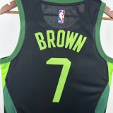 Boston Celtics City Edition  #7 BROWN NBA Jerseys  2025
