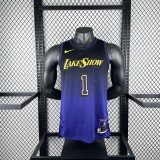 Los Angeles Lakers  City Edition #1 RUSSELL NBA Jerseys  2025