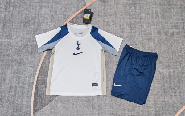 Tottenham Home Kids  1:1 Quality Soccer Jersey  25-26