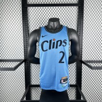 Los Angeles Clippers  City Edition  #2 LEONARD NBA Jerseys  2025