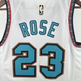 Memphis Grizzlies Retro #23 ROSE  NBA Jerseys  2025