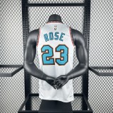 Memphis Grizzlies Retro #23 ROSE  NBA Jerseys  2025