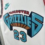 Memphis Grizzlies Retro #23 ROSE  NBA Jerseys  2025