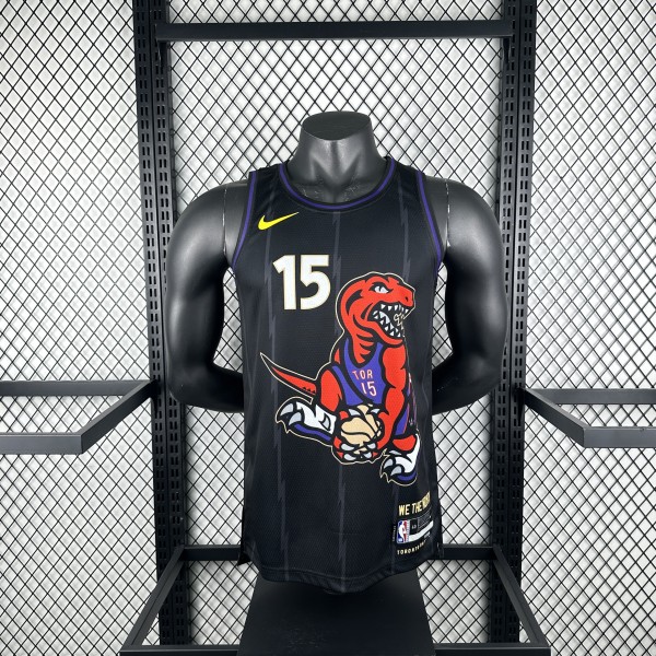 Toronto Raptors City Edition #15 CARTER  NBA Jerseys  2025
