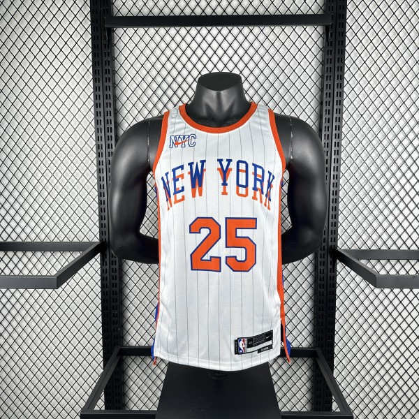 New York Knicks City Edition  #25 BRIDGES NBA Jerseys  2025
