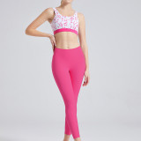 yoga clothes  Movement Rose Red/Movement Orange Red Set