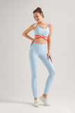 yoga clothes  Bleached Strap Hidden Blue/George Blue Strap Set