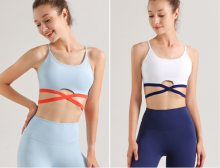 yoga clothes  Bleached Strap Hidden Blue/George Blue Strap Set