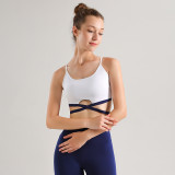 yoga clothes  Bleached Strap Hidden Blue/George Blue Strap Set