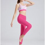 yoga clothes  Movement Rose Red/Movement Orange Red Set
