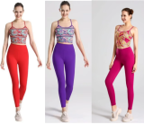Copy yoga clothes  Maya Red/Maya Grape Purple/Mandala Rose Set