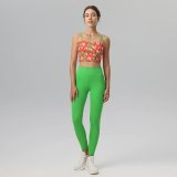 yoga clothes  Knight Grey Chinese Red Set/Dawn Orange Morning Light Green Set