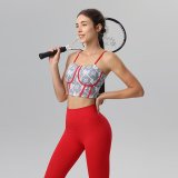 yoga clothes  Knight Grey Chinese Red Set/Dawn Orange Morning Light Green Set