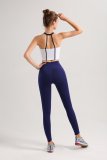yoga clothes Bleached navy blue set/Hugo white bala red set