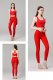 yoga clothes  Solid color cross wide shoulder strap