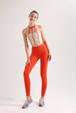 yoga clothes Bleached navy blue set/Hugo white bala red set