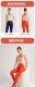 yoga clothes Bleached navy blue set/Hugo white bala red set