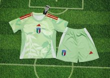 Italy away Kids 1:1 Quality Soccer Jersey  24-25