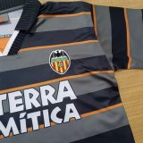Retro Valencia away fans 1:1 Quality Soccer Jersey  1999-2000