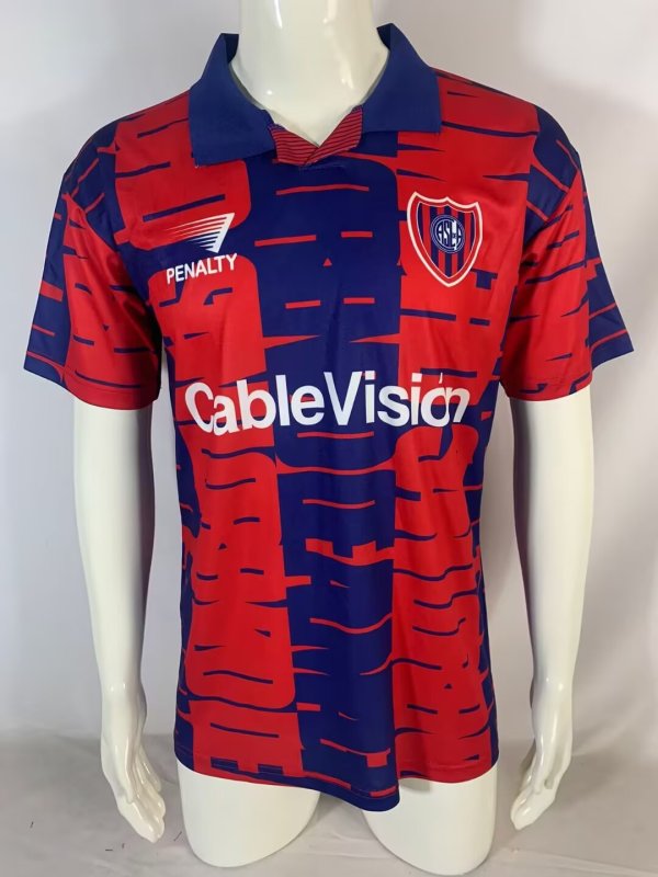 Retro San Lorenzo  Home  1:1 Quality Soccer Jersey    1995-1996