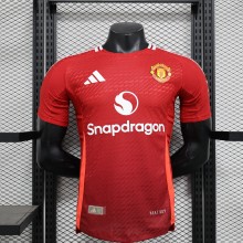 Manchester United  home Player 1:1 Quality Soccer Jersey  24-25