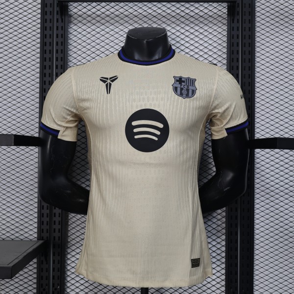 Barcelona  Away Player  1:1 Quality Soccer Jersey  25-26