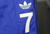Manchester United   Retro clover  Windbreaker  jacket   blue 25-26 set