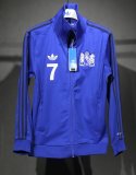 Manchester United   Retro clover  Windbreaker  jacket   blue 25-26 set