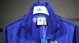 Manchester United   Retro clover  Windbreaker  jacket   blue 25-26 set