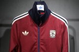 Arsenal  Retro clover  Windbreaker  jacket   red 25-26 set