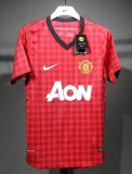 Retro Manchester United player home 1:1 Quality Soccer Jersey   2012-2013