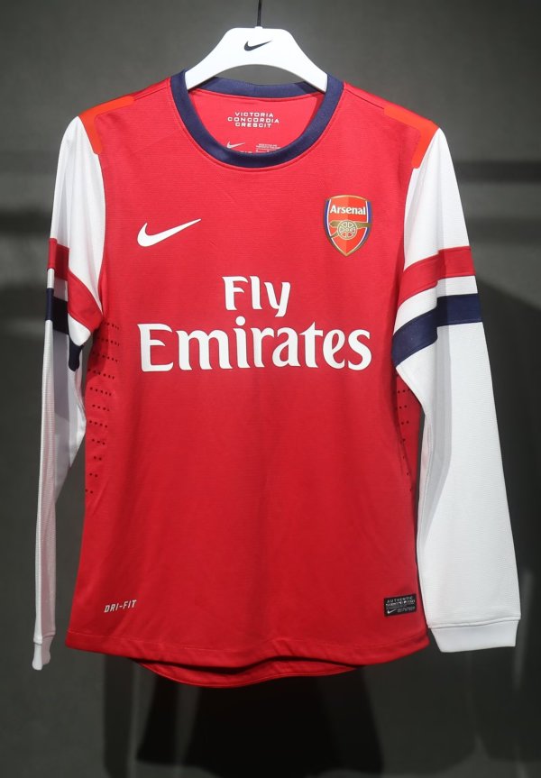 Retro Arsenal long  Home Player 1:1 Quality Soccer Jersey  2012-13