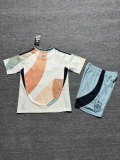 Spain Pre match uniform  kids 1:1 Quality Soccer Jersey  24-25