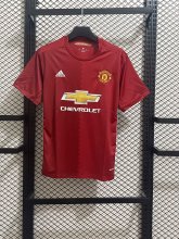 Retro Manchester United Home  1:1 Quality Soccer Jersey  2016-2017