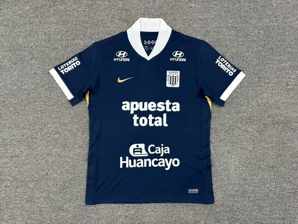 Alianza Lima away fans  1:1 Quality Soccer Jersey   25-26