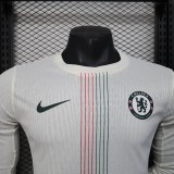 Chelsea away long  Player  1:1 Quality Soccer Jersey  25-26