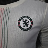 Chelsea away long  Player  1:1 Quality Soccer Jersey  25-26