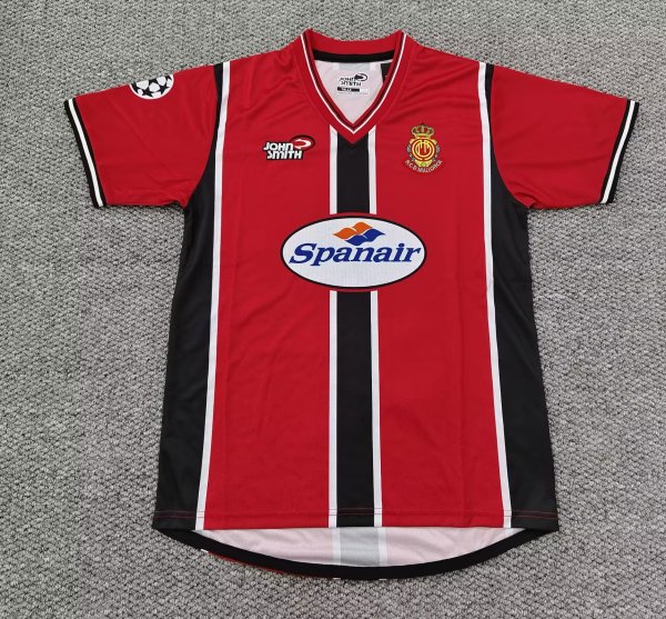 Retro Mallorca Home Red  1:1 Quality Soccer Jersey 2001-2002