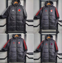 Real Madrid  Arsenal  Flamengo Colombia  river Mexico   Bayern Munich  Germany  japan Liverpool all team customized cotton-padded clothes Jacket 1:1 25-26