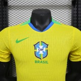 Brazil home player 1:1 Quality Soccer Jersey 25-26
