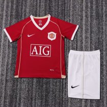 Retro Manchester United home  Kids  2006-2007