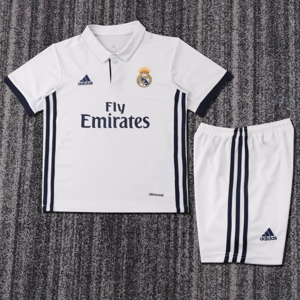 Retro Real Madrid home  kids  2016-2017