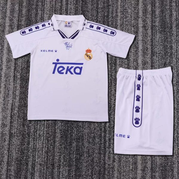 Retro Real Madrid home kids 1994-1996
